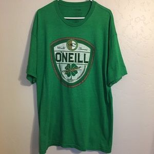 Men’s O’Neil Green Irish St Patty shirt! Size XXL!